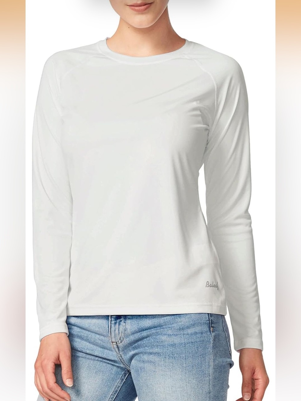 NWT BALEAF Women's UPF 50+ Sun Shirt Long Sleeve Stretchy Quick Dry Size Small